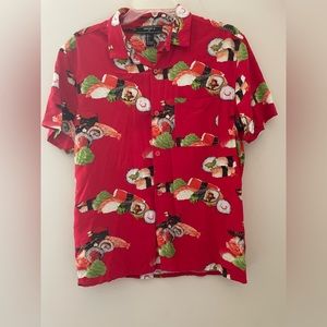 Forever 21 Men’s Sushi button down shirt